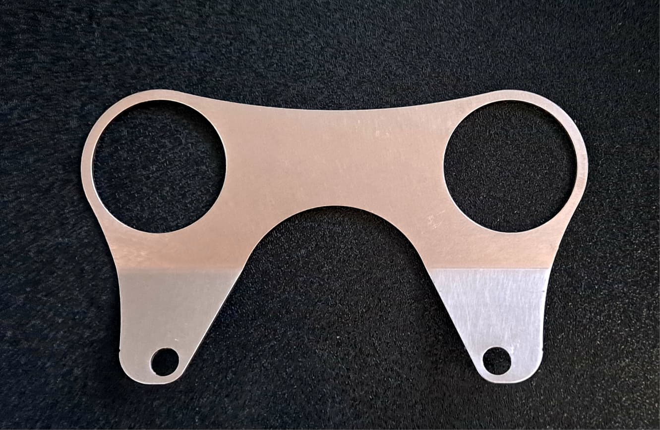 Suzuki Hayabusa Gauge Dash Plate | TGP-13B-2 | Dual 2 1/16